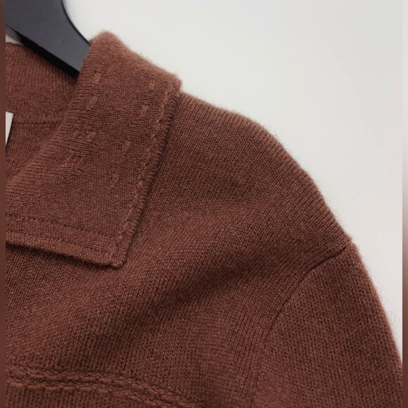 BARRIE Barrie Knitted Jacket - Brown - Picture 7 of 13